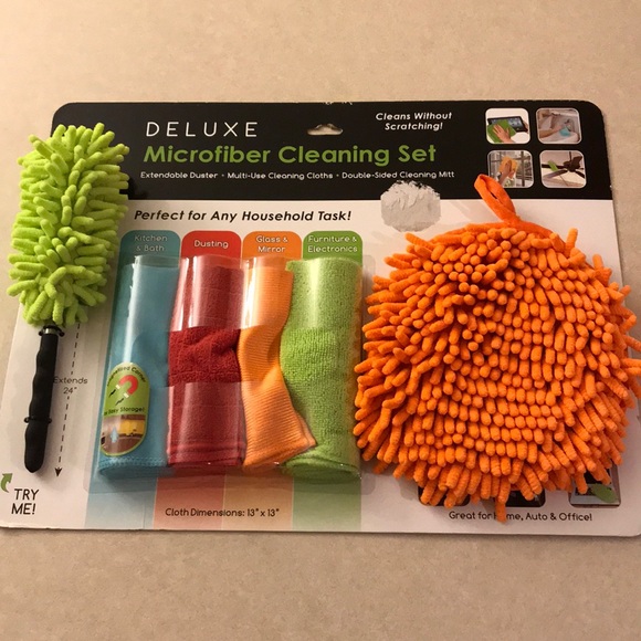 Microfiber Cleaning Other - NWT! Deluxe Microfiber Cleaning Set